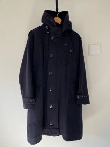 dries van noten 15aw 울 모즈 코트