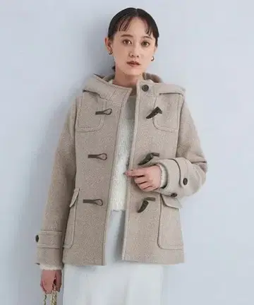 컨디션 최상 더플 코트 그린 라벨 릴랙싱 L 40