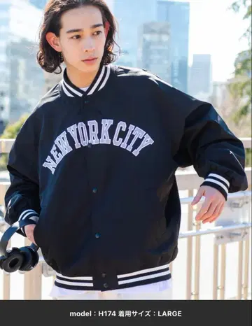 [ 새상품급 ] WEGO 와펜 바시티 자켓