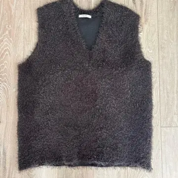 DISCOAT 디스코트 페더 얀 튜닉 베스트 그레이