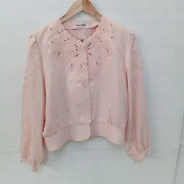 12.15 S622 모드리에 블라우스 핑크 레트로