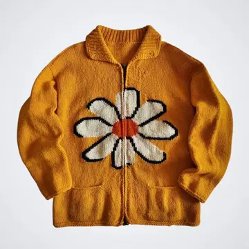 빈티지 에콰도르 니트 Vintage Ecuador Knit 꽃무늬