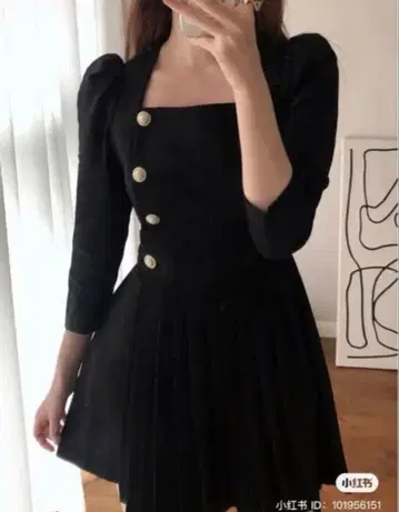 즉시 완판 아이템 ZARA 박스 플리츠 블레이저 스타일 원피스