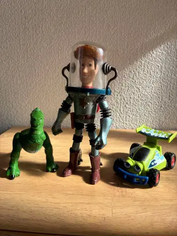 [레어] 토이스토리 우디 우주복 피규어 세트