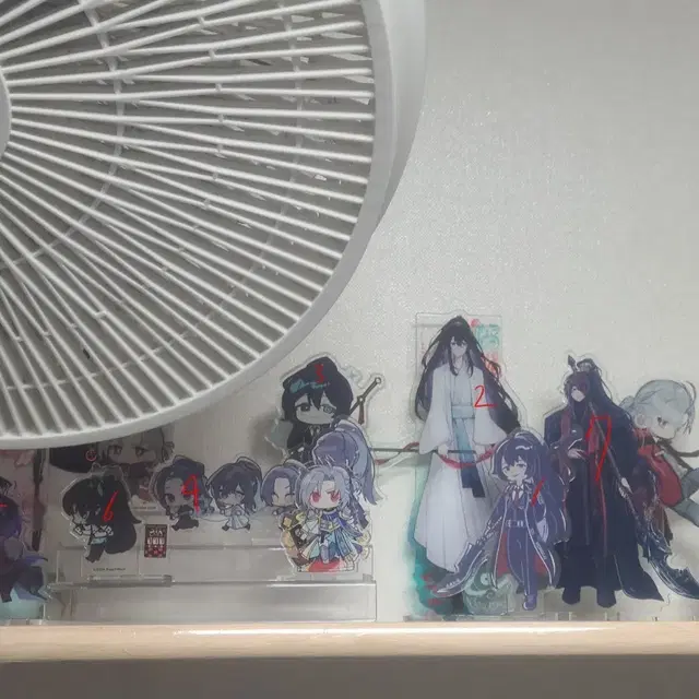 림버스 홍루 아크릴스탠드 공식 비공식 정리