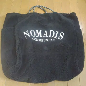 NOMADIS 퍼 토트백 블랙