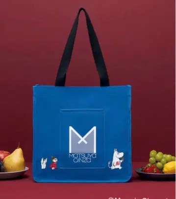 마츠야 긴자 MOOMIN 쇼핑 토트백