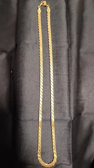 Amway 각인 골드 체인 목걸이