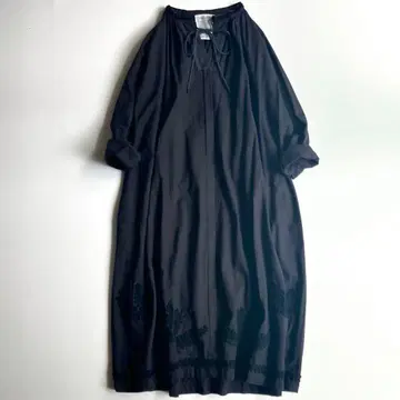 [새상품급] 비어즐리 자수 원피스 카프탄 드레스 코튼 키넥 롱