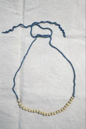 45rpm 실크 샨탄 목걸이 베이지