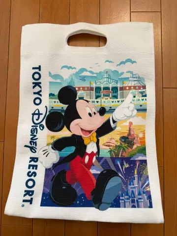 디즈니 쇼핑백 디자인 토트백
