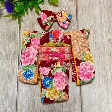 오비츠11 사이즈 기모노 후리소데 리본 설날