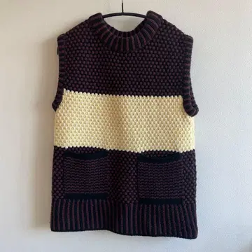 babaco 울 100 니트 베스트