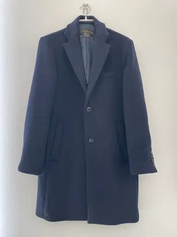 새상품급 417 EDIFICE 네이비 체스터 코트 S