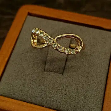 빈티지 골드 지르코니아 레트로 앤티크 반지 12호