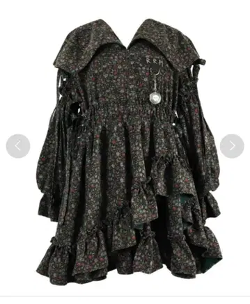 rurumu: drawstring flower printed dress