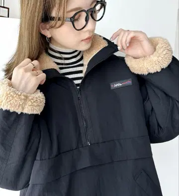 JaVa 리버서블 보아 블루종 jv1070054