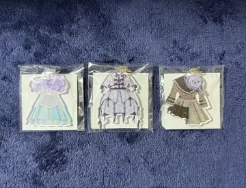 FRUITS ZIPPER 나카가와 루나 의상 아크릴 키링 3종 세트