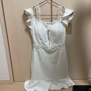 오프숄더 드레스 흰색 화이트 s 사이즈