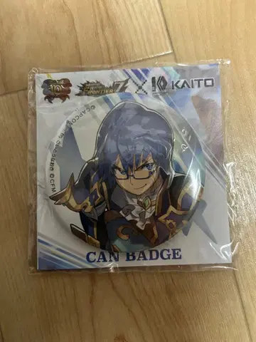[미개봉 새상품] 몬헌F 콜라보 KAITO 캔뱃지