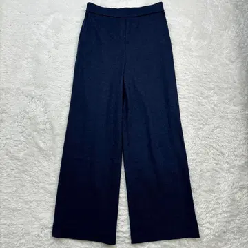 미사용에 가까운 띠어리 울 와이드 팬츠 네이비 S