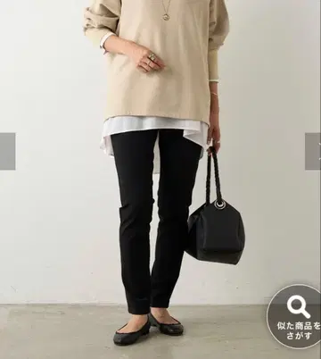 BEARDSLEY 비어즐리 코튼 레깅스 블랙/ 0