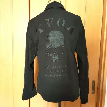 CROWS T.F.O.A. 스컬 프린트 블랙 자켓