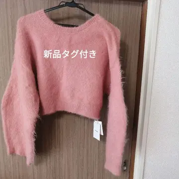 택 포함 새상품 mystic 핑크 니트 스웨터 F 사이즈