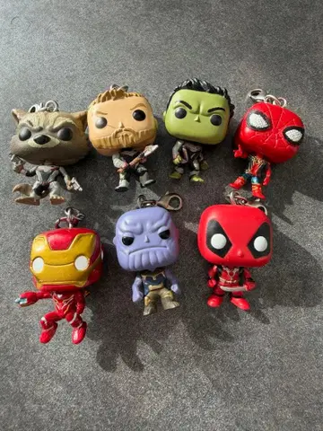 팝 키링 묶음 판매 (마블 캐릭터) FUNKO