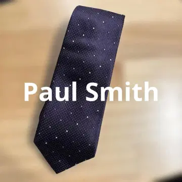 Paul Smith 네이비 도트 무늬 넥타이 새상품급