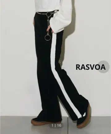 [ RASVOA ] 코듀로이 라인 부츠컷 팬츠