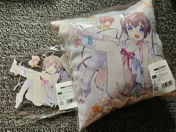 슬로우 스타트 스크래치 아크릴 스탠드 미니 쿠션 모모치 타마테