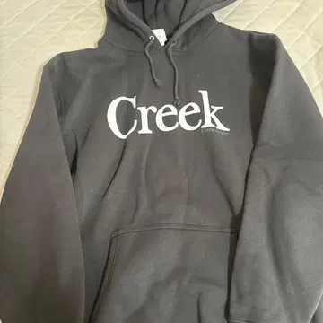 레어 Creek 블랙 후드티