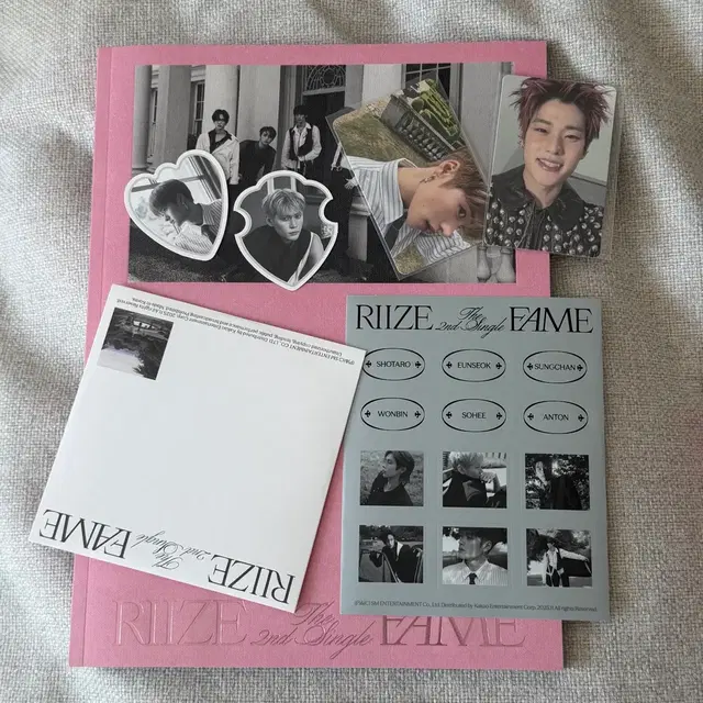 라이즈 Fame 포토북 개봉앨범 소희 set+쇼케미공포