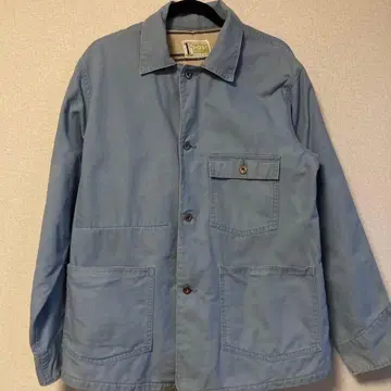 POST OVERALLS 커버올 자켓 라이트 블루