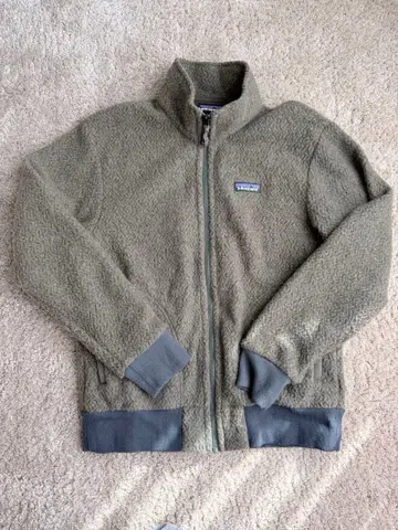 patagonia 플리스 자켓 S 올리브 그린 남성용 여성용