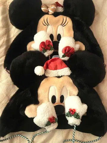 미키 미니 산타 모자 크리스마스