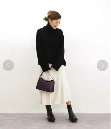 두지엠 클라세 Heartrich 플레어 스커트 화이트