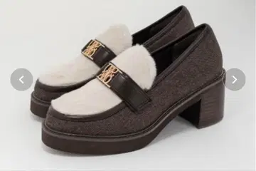 RANDA 모노그램 벨트 볼륨 로퍼