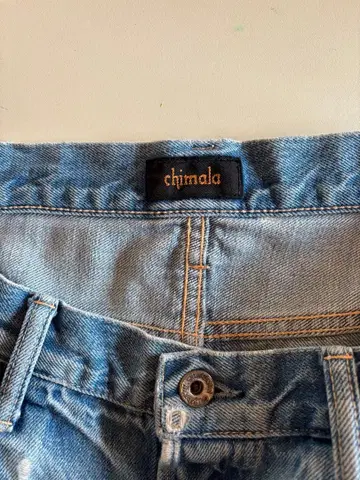 치말라 셀비지 앵클컷 데님 28