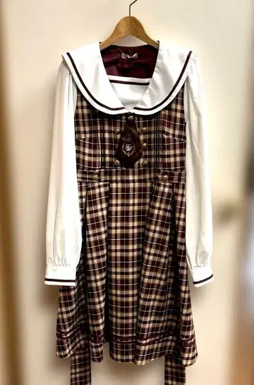 Amavel 체크 무늬 원피스 F 사이즈