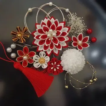 츠마미세이잔 머리 장식 성인식 결혼식 졸업식