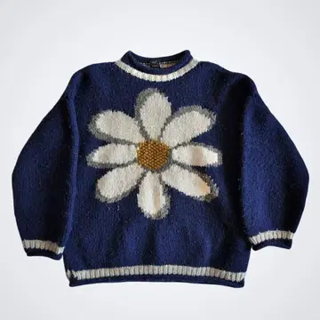 빈티지 에콰도르 니트 Vintage Ecuador Knit 꽃무늬