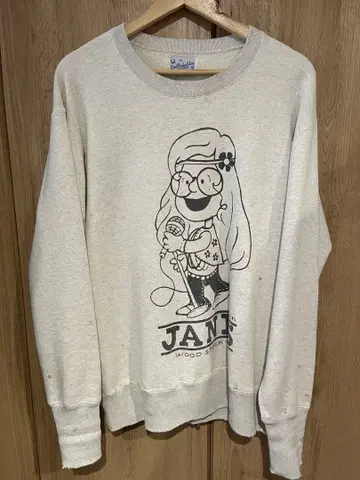 tmt 재니스 조플린 데미지 가공 맨투맨