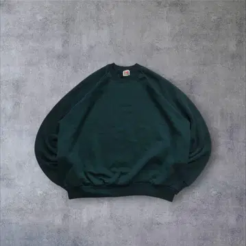 USA제 90s FRUIT OF THE LOOM 맨투맨 모스그린 XL