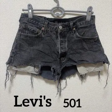 Levi's 리바이스 501 다크 그레이 숏팬츠 데님