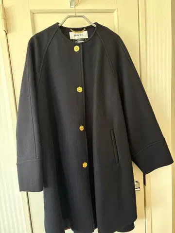 [ 새상품급 ] MUVEIL 네이비 코트