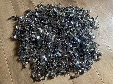 금속제 원형 코사지 핑 핸드메이드용 클립 부착 브로치 750개 이상