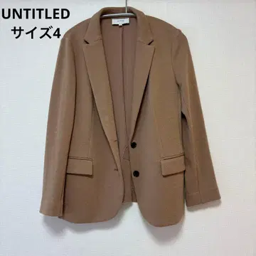 UNTITLED 테일러드 자켓 사이즈 4 베이지
