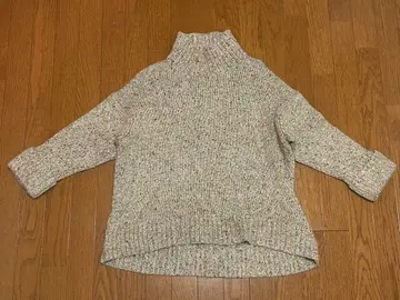 투모로우랜드 맥피 믹스 니트 터틀 스웨터 실크 혼방